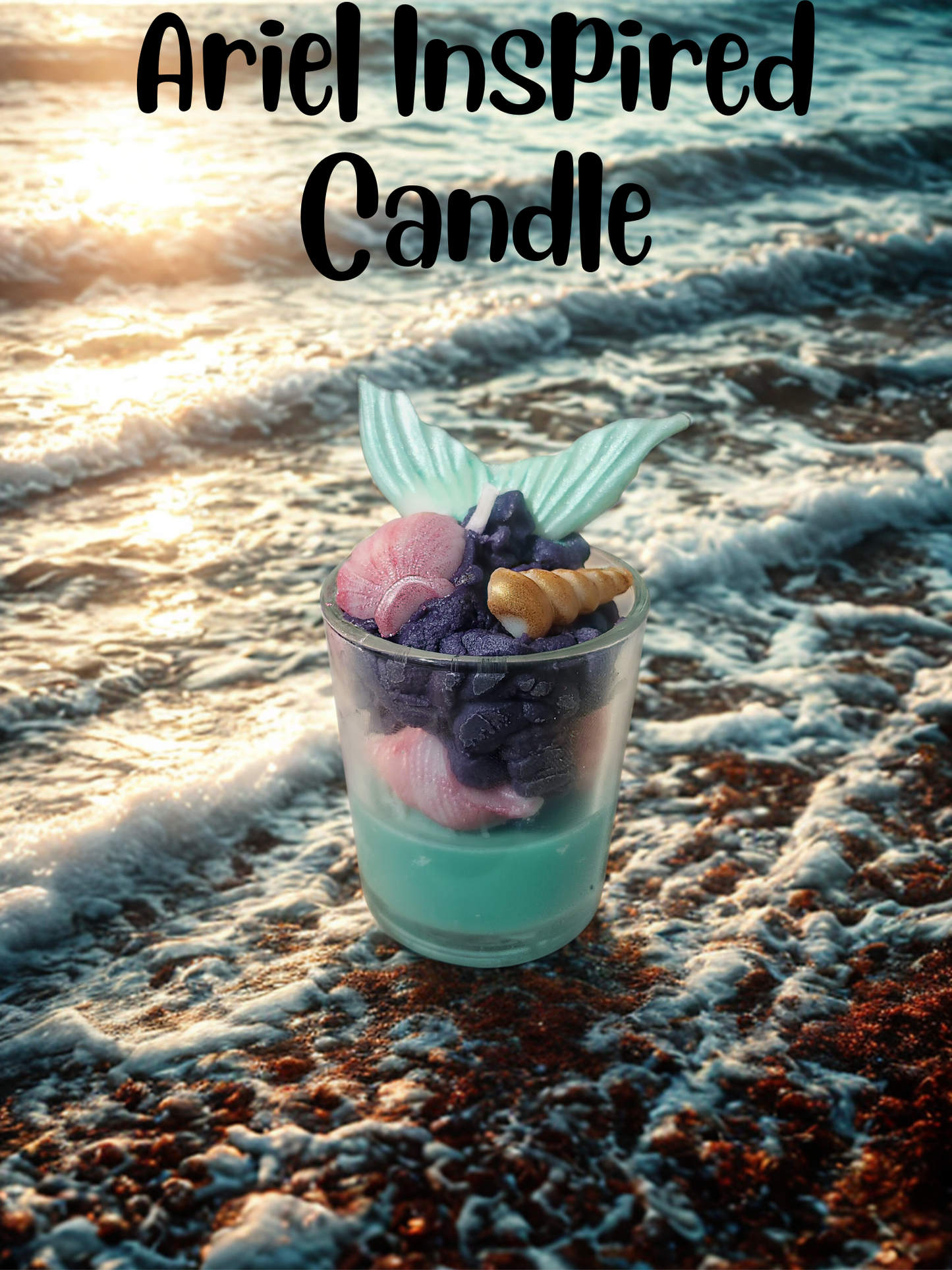 Mermaid Inspired- Multiple Sized Candle