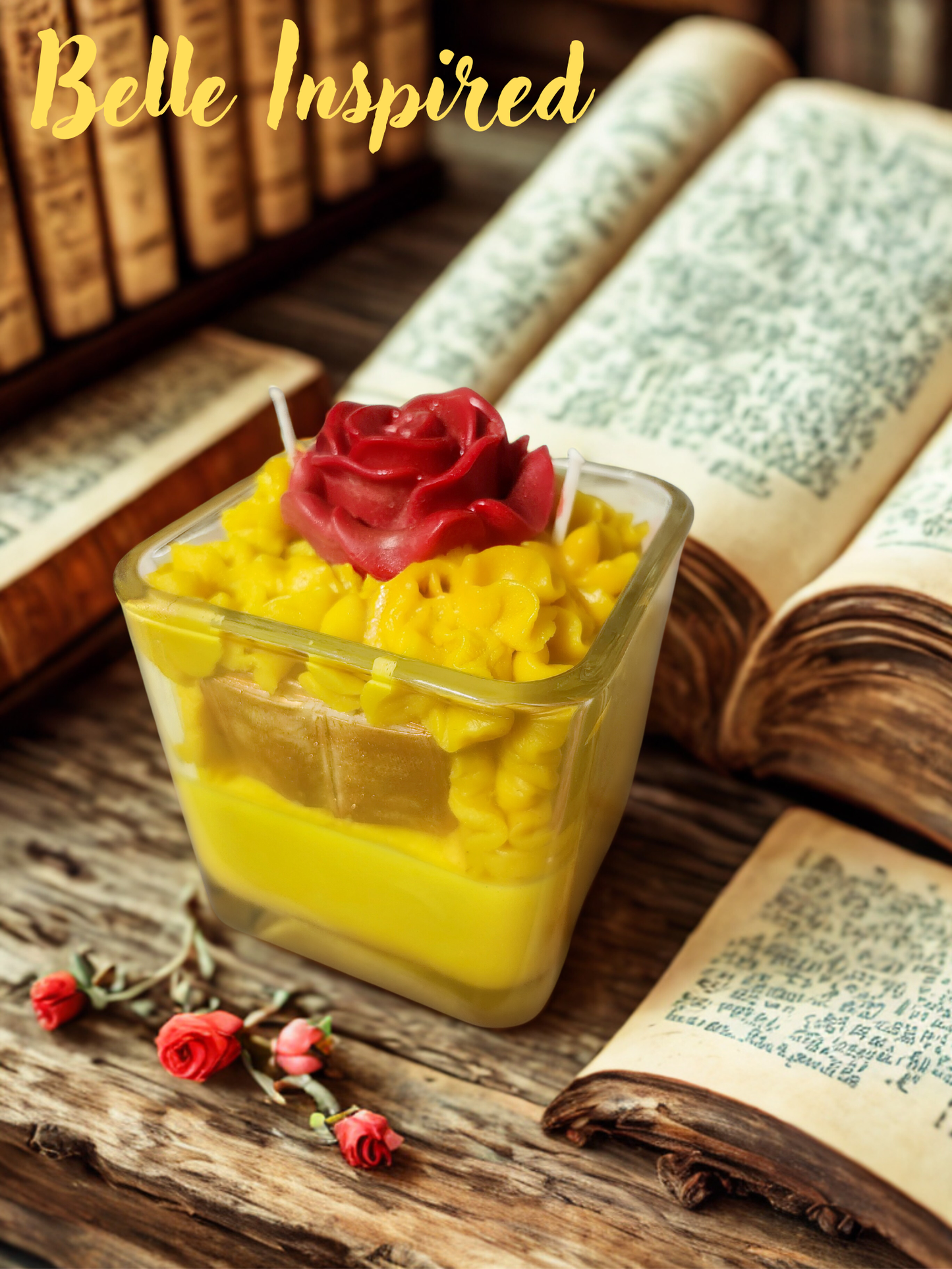 Belle Inspired- Multiple Sized Candle