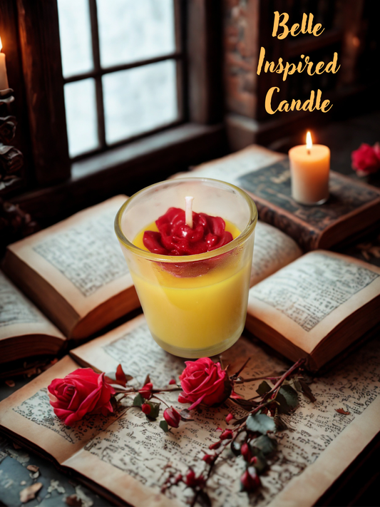 Belle Inspired- Multiple Sized Candle