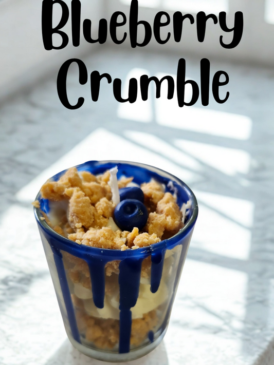 Blueberry Crumble Candle - Small 2oz Scented Candle