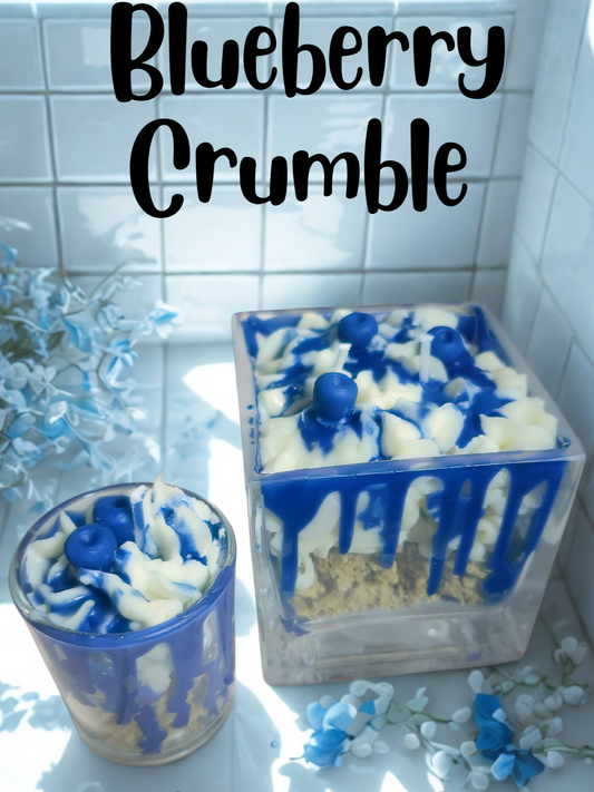 Blueberry Crumble Candle - Large 12oz Scented Candle