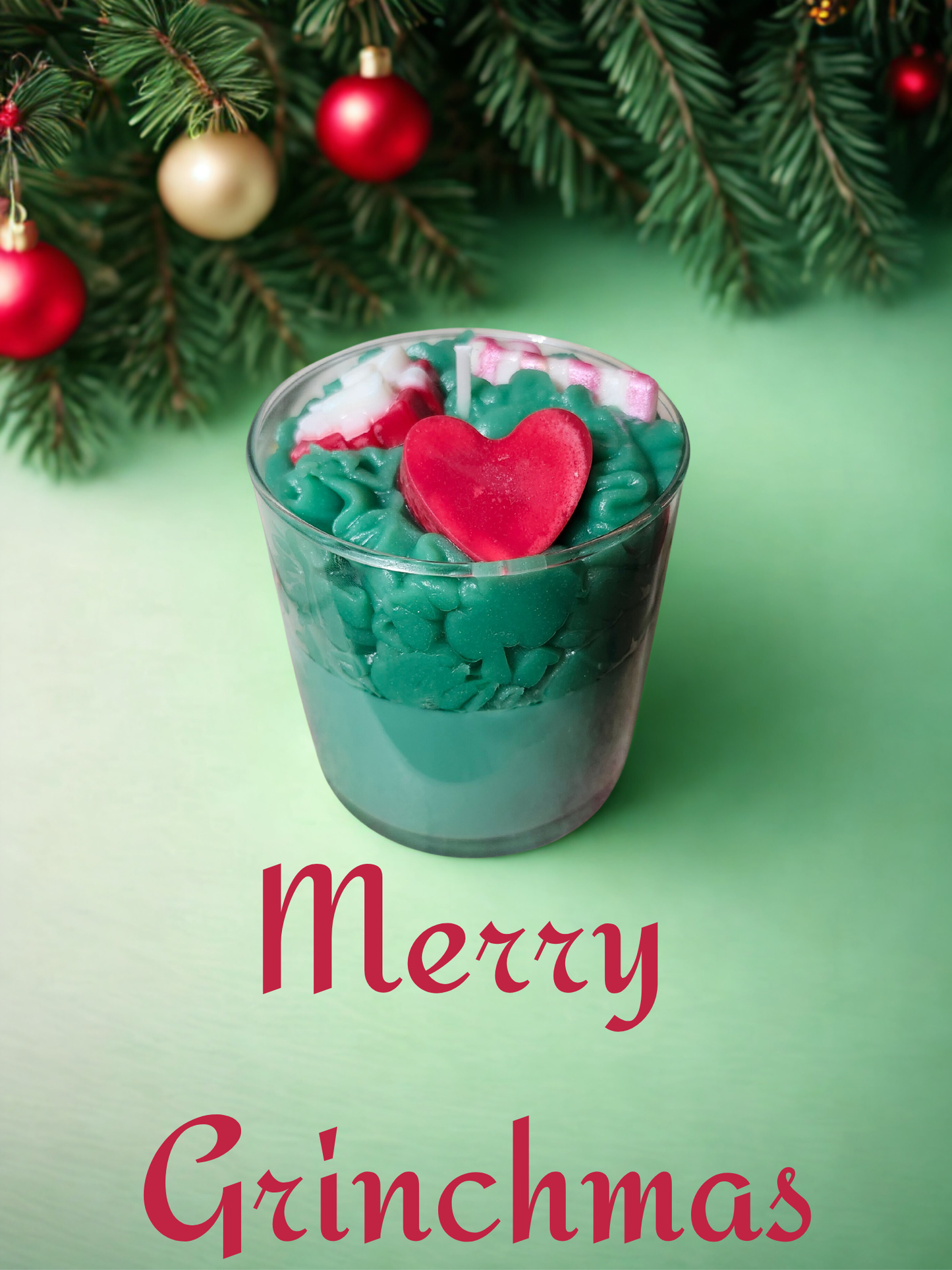 Merry Grinchmas- 10 oz candle