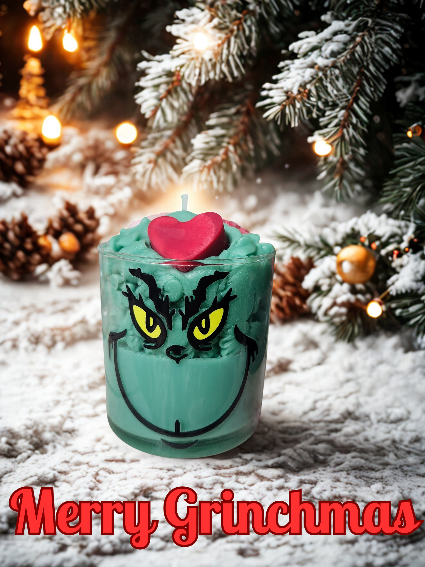 Merry Grinchmas- 10 oz candle