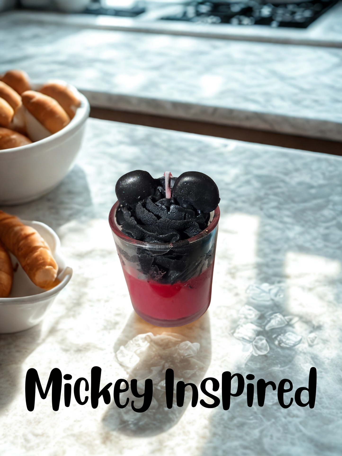 Mickey Mouse Inspired Candle- Multiple Sized Candle