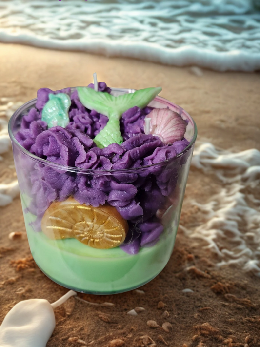 Mermaid Inspired- Multiple Sized Candle