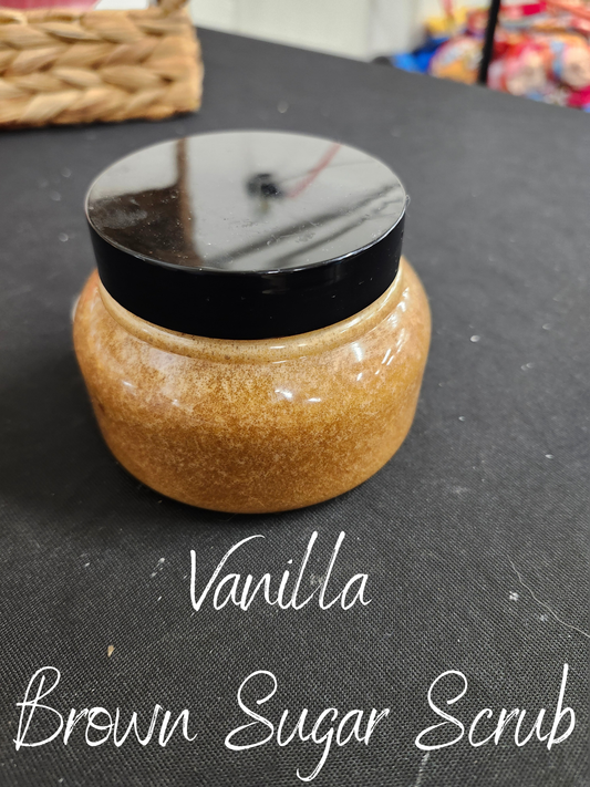 Vanilla Brown Sugar- 8 oz Sugar Scrub